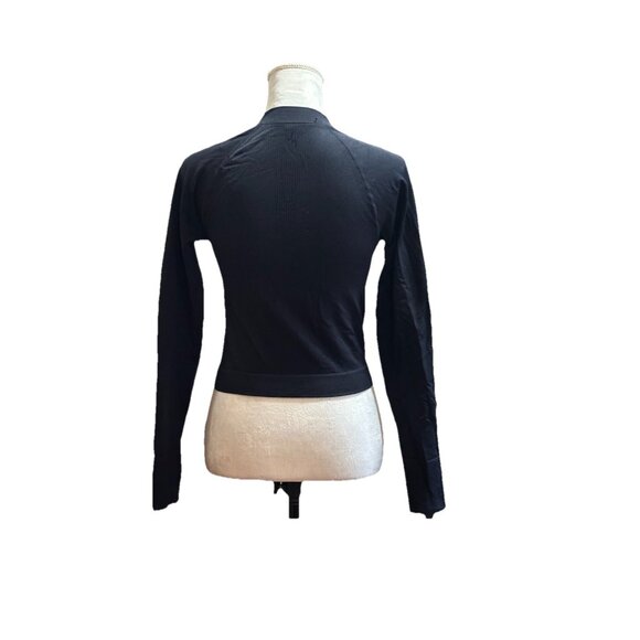 Women's Seamless Fitted Full Zip Jacket - JoyLab Crop Workout Gym Activewear S - Picture 6 of 11